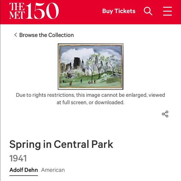 Adolf Dehn’s ‘Spring In New York’ Silk Scarf - Picture 9 of 10